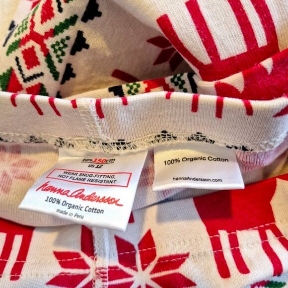 Hanna Andersson Deer Deer size 150 or 12 pajama bottoms - Picture 3 of 5
